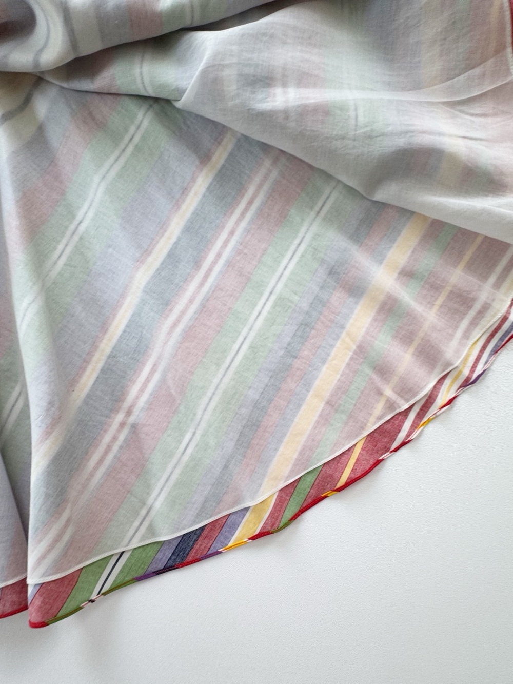 Ralph Lauren Vintage Nassau Stripe Multicolor Cotton Skirt | 2 NWT - Picture 6 of 8